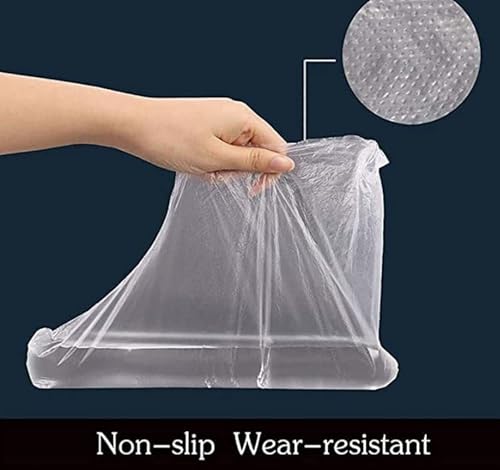 Bynetta 100Pcs Paraffin Wax Foot Bath Liners, Feet Protectors Covers, Plastic Disposable Booties Treatment For Rough Dry Cracked Feet Reduce Dead Skin Foot Mask (Foot Liners) #TOP4