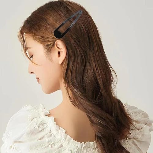 Ainiya Large Snap Hair Clips Women,24 Pcs 3.6 Inch Metal Snap Hair Clips Hair Barrettes For Thick Hair Women Girls #TOP4