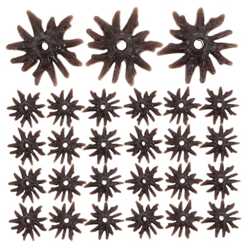 Toyvian 70pcs Miniature Tree Bases for Diorama Model Tree Stands for Architectural Models Train Scenery Cake Decoration Easy Assembly Micro Landscape Feet for Realistic Craft Displays
