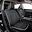 Leather (Black with White Piping)