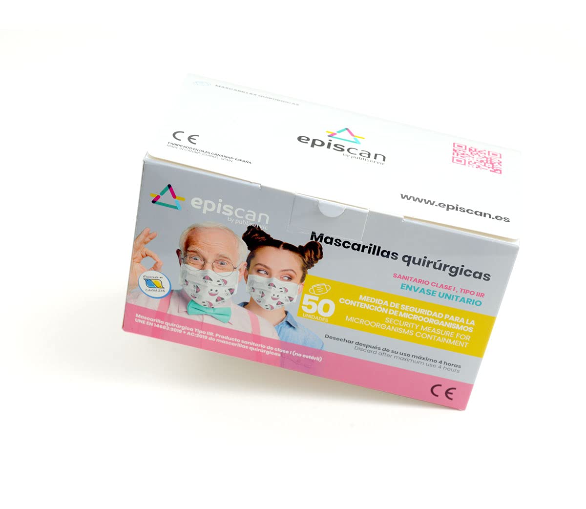PACK SINGLE -50 UDS - DIBUJOS - QUIRÚRGICAS SANITARIO TIPO IIR (6)