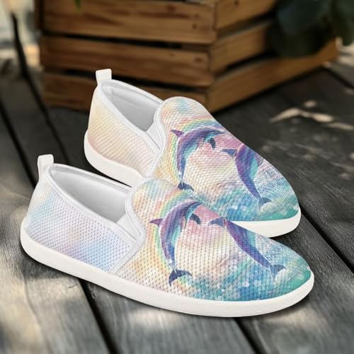 chaqlin Loafers for Women Flat Drop in Low Top Clipper Slip On Beach Travel Comfy Tennis Shoes Fashion Dress Loafers4