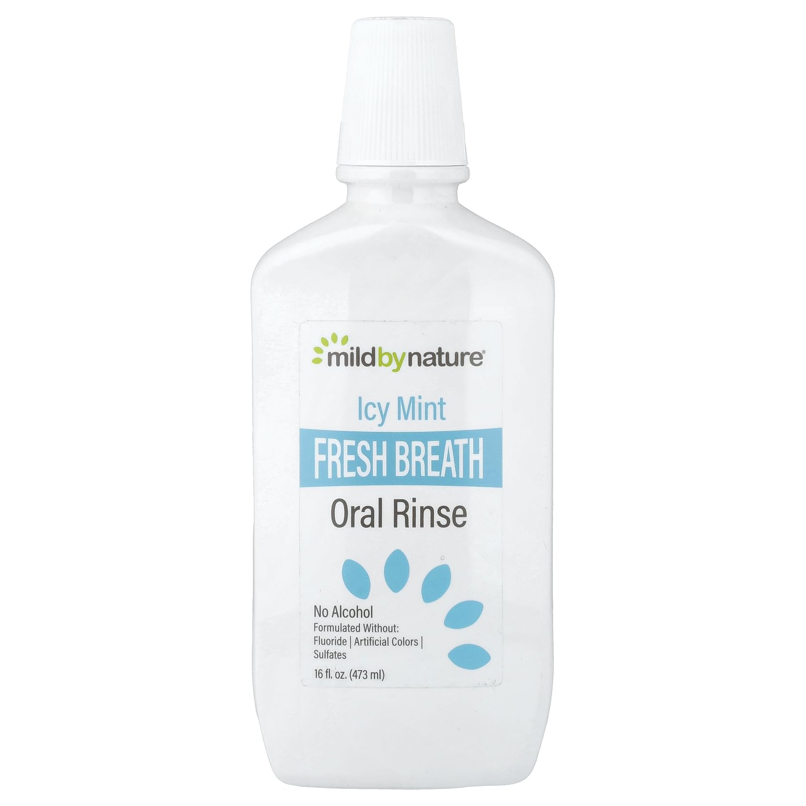 Fresh Breath Oral Rinse, No Alcohol, Icy Mint, 16 fl oz (473 ml)