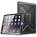 iPad Air 2 Case - Poetic iPad Air 2 Case [Revolution Series] - [Heavy Duty] [Dual Layer] [Screen Shield] Protective Hybrid Case with Built-In Screen Protector for Apple iPad Air 2 Black (3 Year Manufacturer Warranty From Poetic)