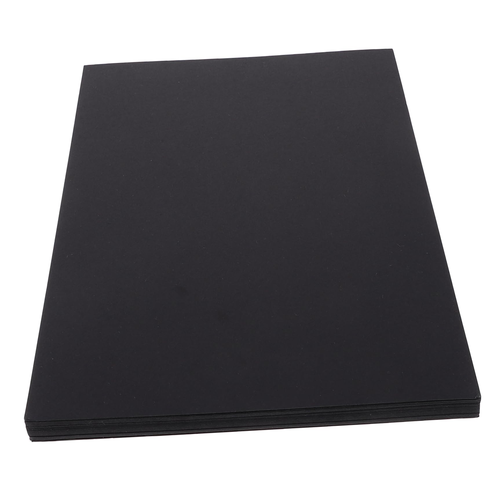 Ciieeo 100pièces Papier Cartonné Noir Pour Créations Artistiques Artisanales Papiers Impression Vierges Pour Loisirs Créatifs Et Bricolage