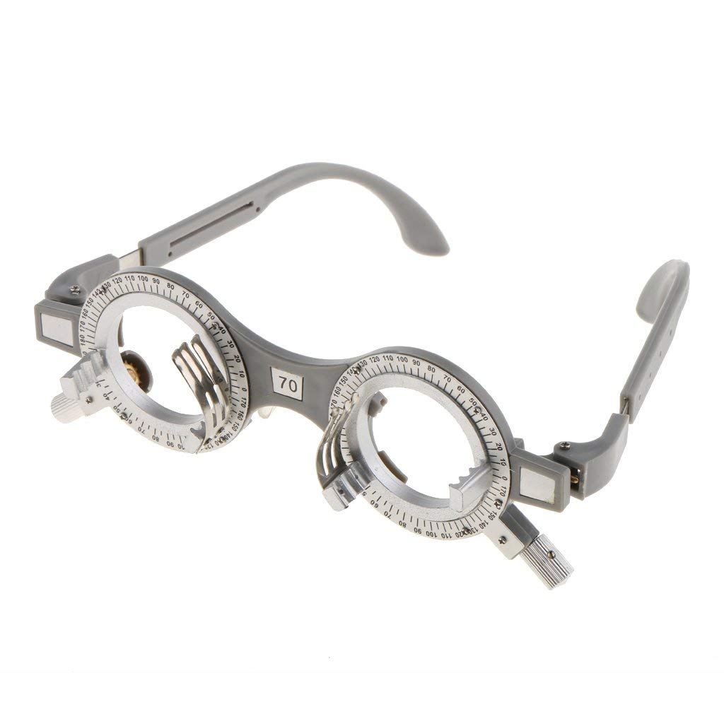 Montura de gafas de prueba óptica ajustable universal para optometría, óptica, 52 mm, 54 mm, 56 mm, 58 mm, 60 mm, 62 mm, 64 mm, 66 mm, 68 mm, 70 mm, 70 mm.