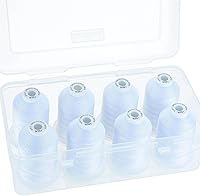 Vista 24 de New brothread - 18 opciones - Hilos de algodón 100% mercerizado multiusos 50S/3 600M (660Y) cada carrete para acolchado, serger, costura y bordado