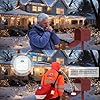 Mailbox Alarm Mail Chime Notification System-Mail Alarm 600 ft Long Range Wireless Mailbox Alert with LED Light Flashing and Sound Reminderser