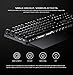immagine 2GameSir GK300 Tastiera 2.4G da Gioco Meccanica Senza Fili, 104 Switches TTC Blu Anti-ghosting, Piastra Superiore in Lega di Alluminio con Supporto per Polso, per Windows PC/MacOS/Android/iOS