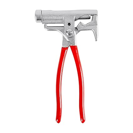 EXCLUZO 10-in-1 Hammer Pocket Multitool Multifunctional Pliers Multiuse Tool with Carpenter Hammer Screwdriver Nail Pliers/Puller Pipe Monkey Wrench Wire Cutter for Camping Emergencies