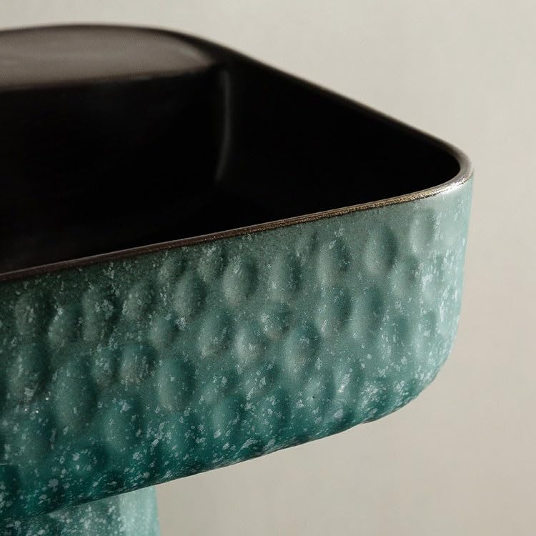 Umywalka Nablatowa, 2-Częściowa, Stojąca, Prostokątna, Ceramiczna, Z Baterią I Odpływem,B-One Size