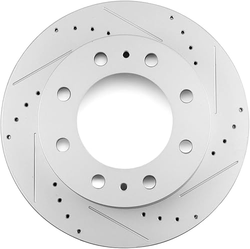 Miniatura 165 de Kits de frenos y rotores, rotores de freno SCITOO y 8 pastillas de cerámica para 08-12 para Chrysler Town & Country, 08-12 para Dodge Grand Caravan