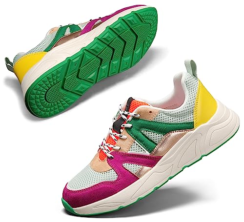 LUCKY STEP Zapatillas de Moda para Mujer - Plataforma de