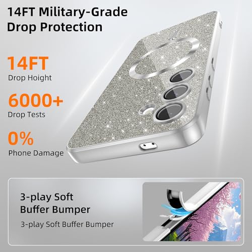 Coque Samsung S24 Plus transparente souple fine antichoc MagSafe