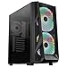 Boitier Moyen Tour ATX AeroCool AirHawk Duo RGB avec panneaux vitrés (Noir)