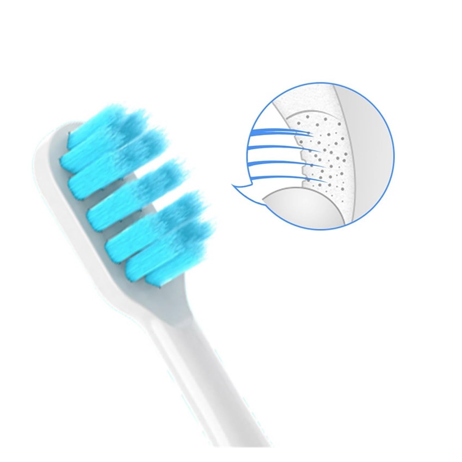 Generico 4 Testine Spazzolino, Compatibile Con XIAOMI, T300 T500 T700
