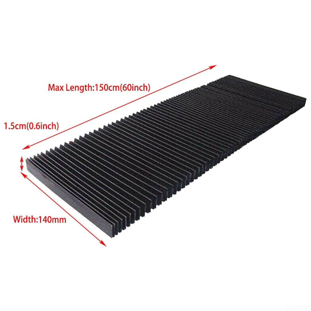 Freesmachine Accordeon Ontwerp Beschermende Stof Doek Effectieve Dekking Oplossing (300mm