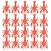 VILLCASE 20Pcs Homard Jouet Grand Faux Homard Homard Modèles Homard Décoration Mini Mer Créature Modèles