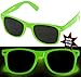 Produktbild Nerd Glow in Dark Brille Wayfarer Leuchtend / Sonnengläser Grün