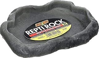 Zoo Med Repti Rock gamelle taille M, surface lisse non poreuse