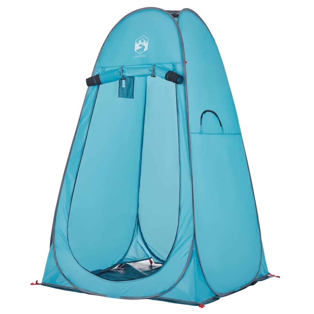 ShGaxin Sichtschutzzelt Blau Pop-Up Wasserdicht, Duschzelt Camping, Toilettenzelt, Campingtoilette, Heckzelt, Campingklo - 4004135
