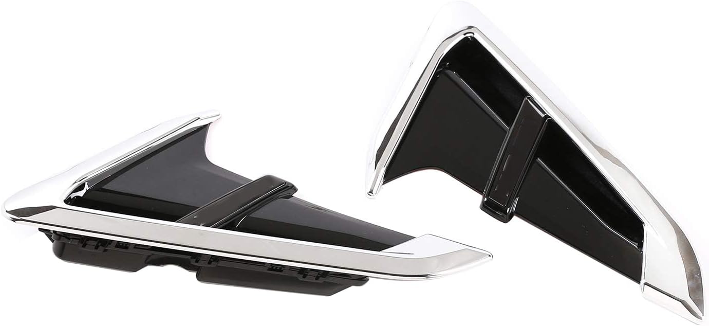 Shark Gills Front Fender Side Air Flow Fender Vent Cover Trim ABS for BMW X3 G01 X4 G02 X3M X4M 2018-2021 (Bright, X3 M)
