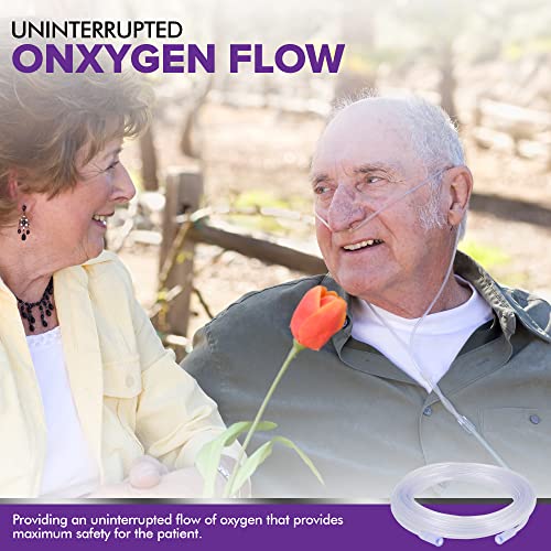 Mars Wellness Oxygen Tubing - Premium Clear Crush Resistant Oxygen Tubes - 7 Foot - 3 Tubes #TOP6