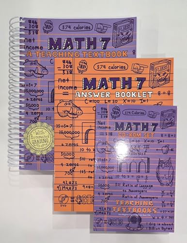 Teaching Textbooks Math 7 Complete Set