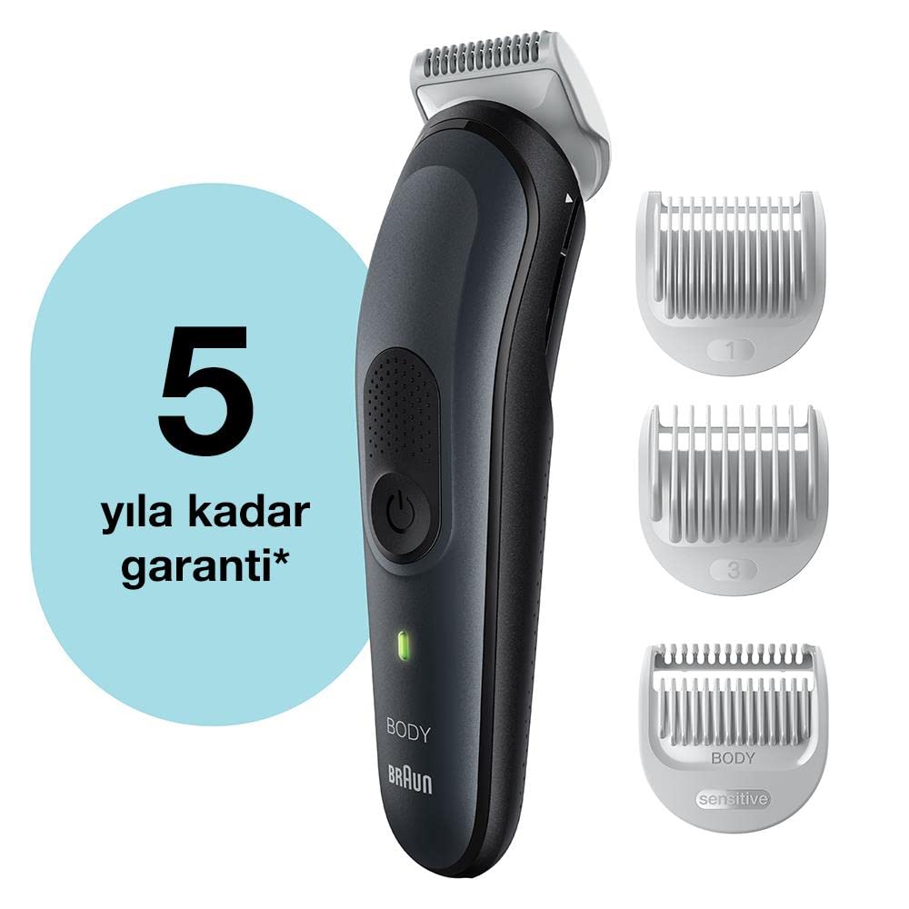 BRAUN Cortapelos para Hombre, Trimmer, Caja CEEMEA, Negro, Hombres