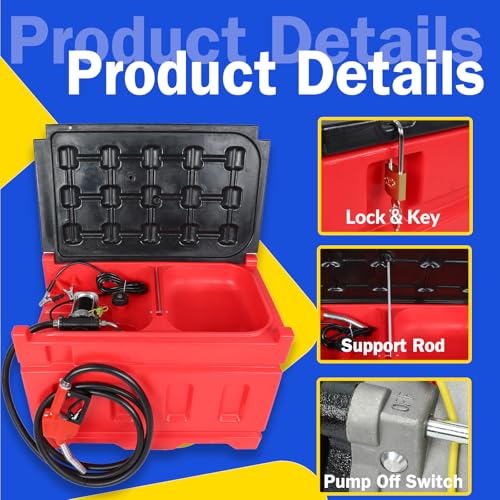 Blackhorse-Racing HM3614-2 Portable Gasoline Diesel Fuel Transfer Tank thumb #4