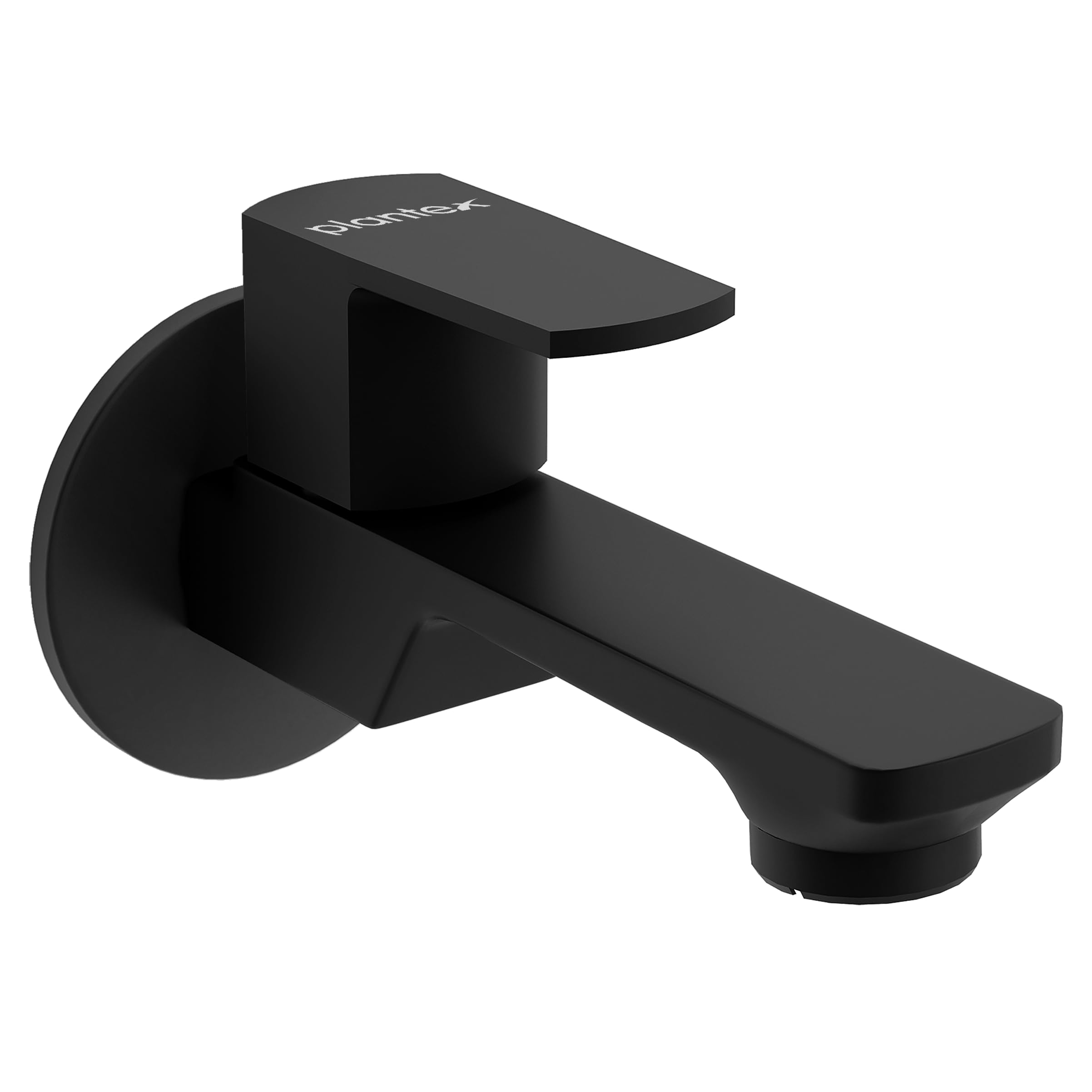 Plantex Single Lever Long Body Bib Tap for Bathroom with Water Saving Aerator/Tap for Wash Basin with Brass Spindle/Wall Mount Bib Tap with Wall Flange and Teflon Tape (SAGA-Black)-image-37