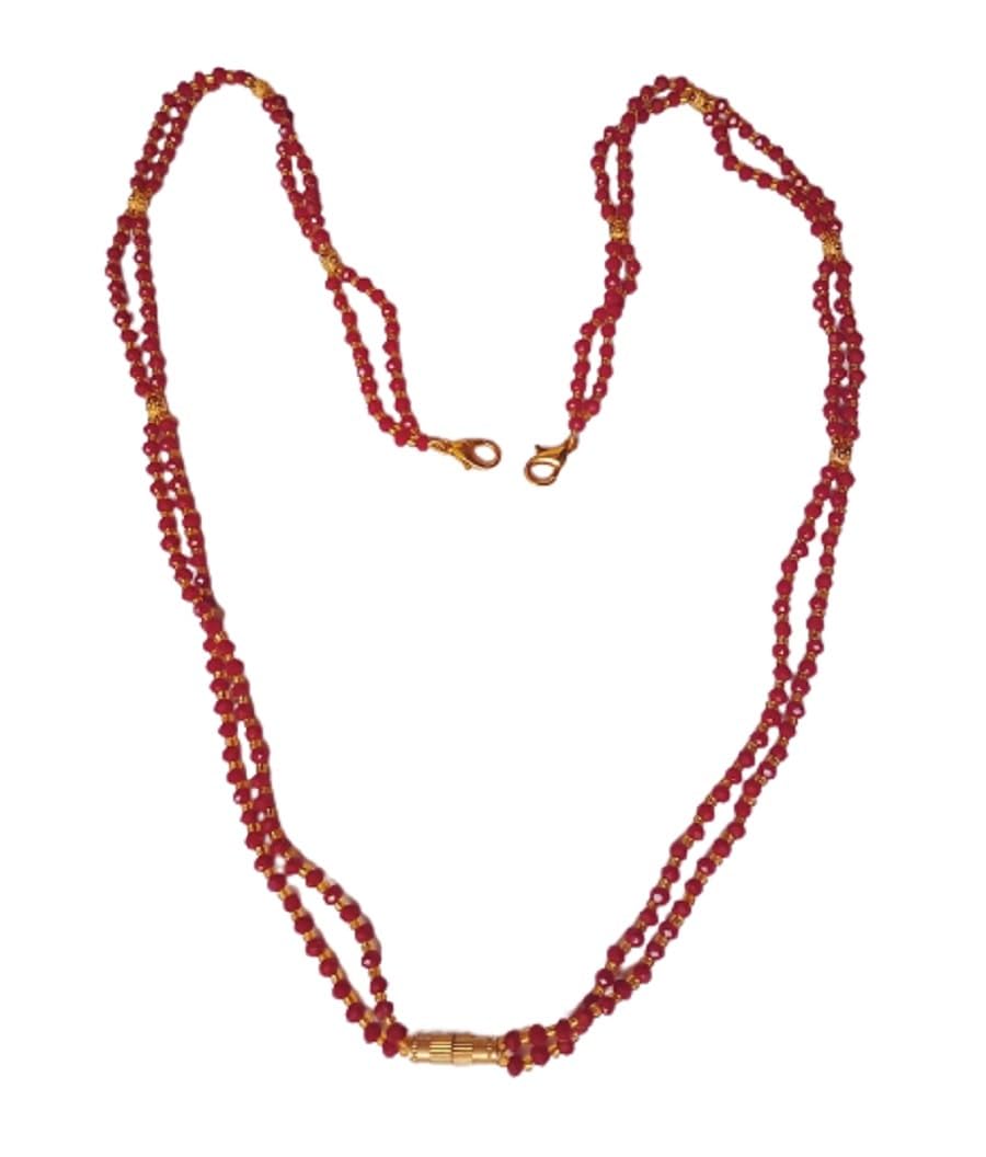 MANMORA" RED AND GOLDEN BEADS Mangalsutra Chain For Women (B0CM95MYWX) Amazon Price History, Amazon Price Tracker
