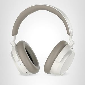 Sennheiser ACCENTUM Plus Wireless Bluetooth Headphones Noise Cancelling - Quick-Charge Feature, 50-Hr Battery Playtime, Adaptive Hybrid ANC, Bluetooth Over Ear Headphones for Traveling, School, White