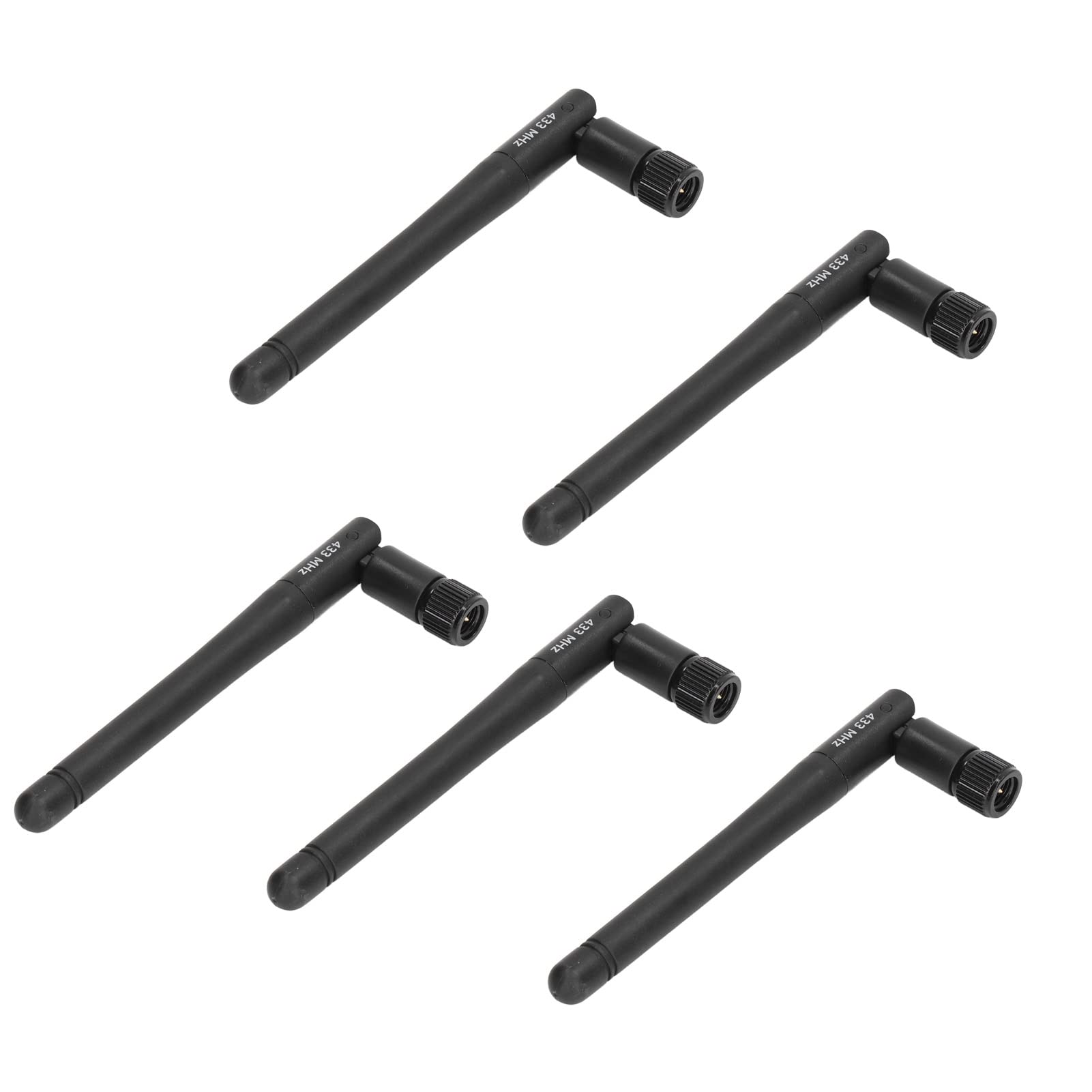 Antenna 5 Pezzi, Connettore Maschio SMA 423-433 MHz, Omnidirezionale per Comunicazione Wireless