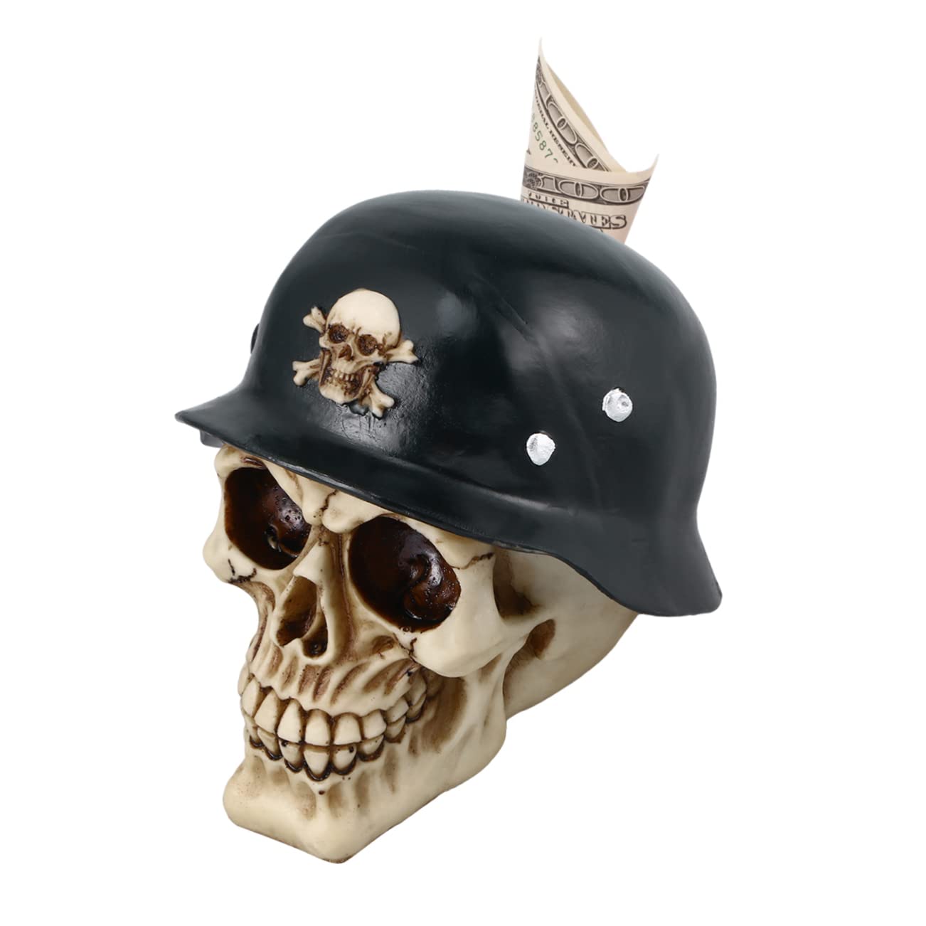 Spardose Vintage Spardose Skull Für Erwachsene Deko-objekt Aus Keramik