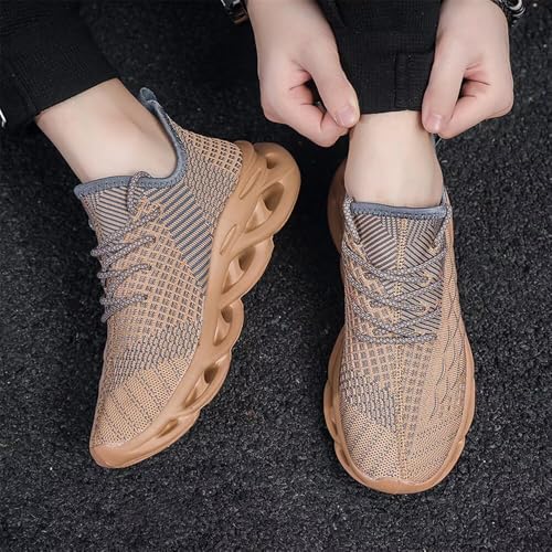 Image of Jakcuz Plus Size Men's Lightweight Walking Shoes Mesh Fish Scale Pattern Fashion Sneakers