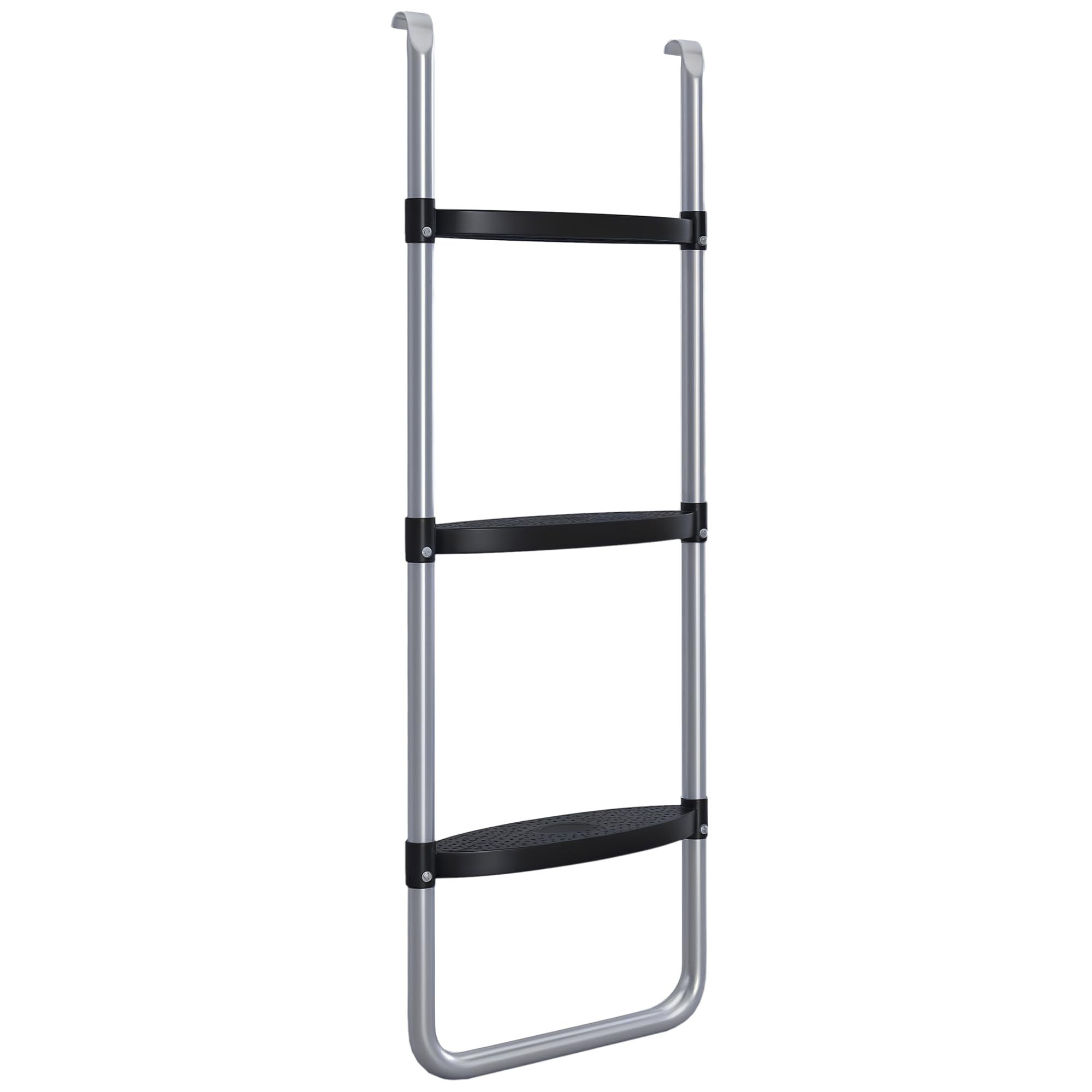 SPORTNOW 2 Steps/3 Steps Galvanised Steel Trampoline Ladder Climbing