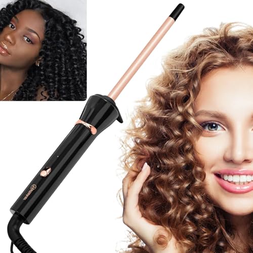 Modelador de Cachos Profissional 9mm Cerâmico | Cachos Finos e Definidos em Minutos | Tensão127V/220V | Anti Frizz | Cabelo Ondulado, Cacheado e Encaracolado | Beleza e Cuidados Pessoais