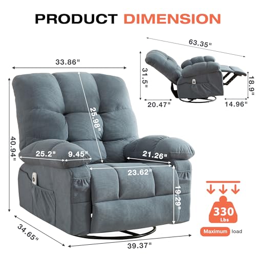 Sillón Plegable Confort Metal Azul miniatura 2
