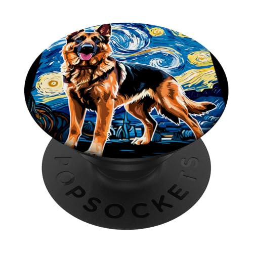 Pastor Alemán PopSockets PopGrip Adhesivo