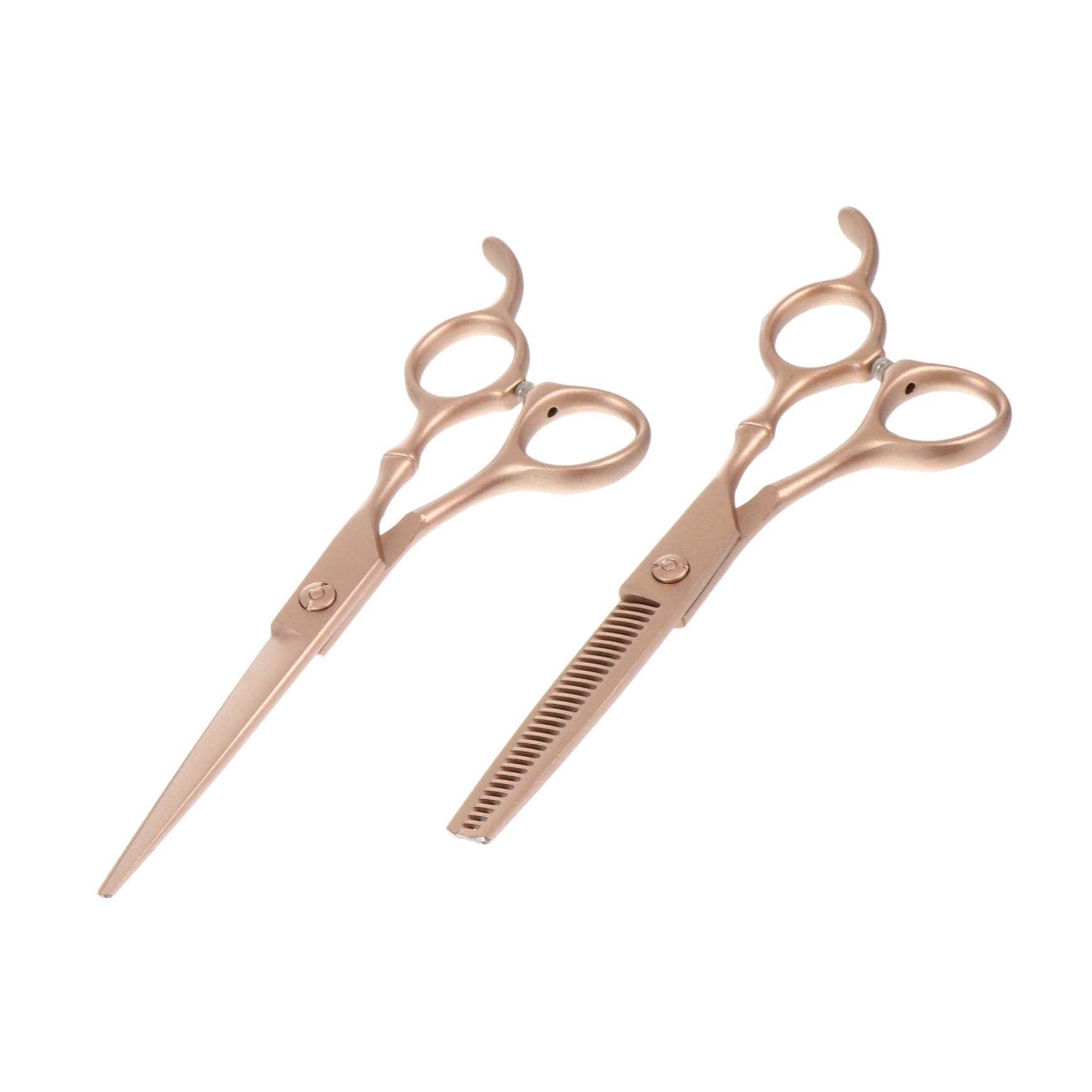 Professionelle Haarschneideschere 2 Stück, 6 Zoll Edelstahl Gold