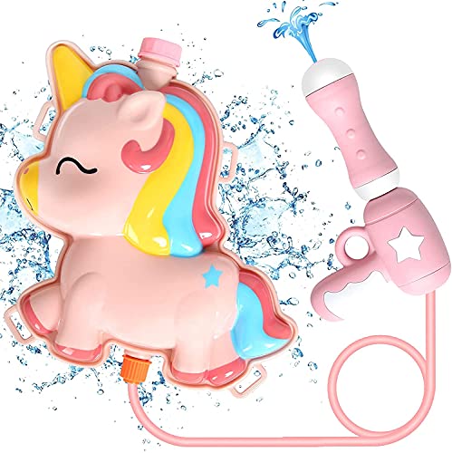 Pistolas de agua | Mochila Pistola De Agua, Pistola De Agua Para Niños, Con Depósito De 2000 Ml, Juguete Ideal Para Verano, Playa Y Piscina
