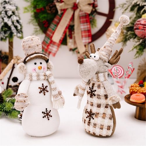 Figurine de Noël double pont Père Noël pour décoration maison - 8