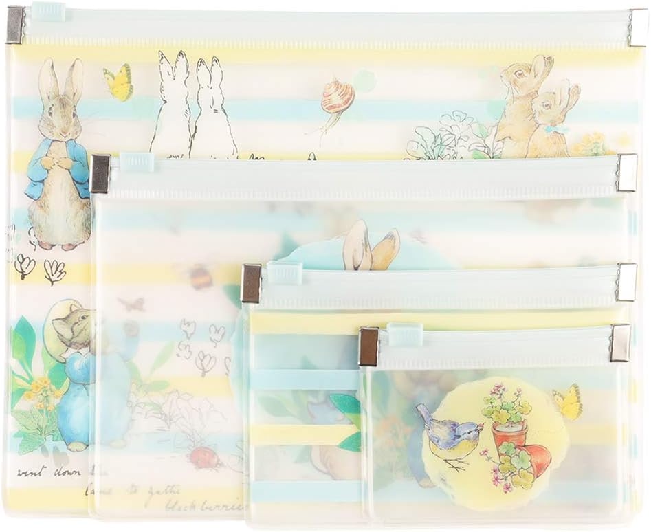Peter Rabbit ziplock Wallets - Set of 4