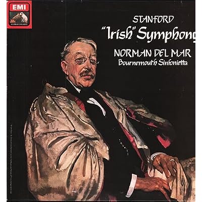 Stanford: "Irish" Symphony. DEL Mar, Bournemouth Sinfonietta. LP