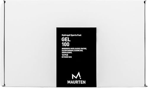 Miniatura 2 de MAURTEN Gel 100 Energy Gel  Paquete de 12 unidades de 1.41 oz  0.88 onzas de carbohidratos por porción  Tecnología de hidrogel patentada apta para