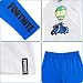 Fortnite Pijama Niño, Pijamas Niños con Diseño Battle Bus, Conjunto Niño Verano,...