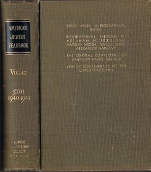 Hardcover The American Jewish Yearbook 5701 Book