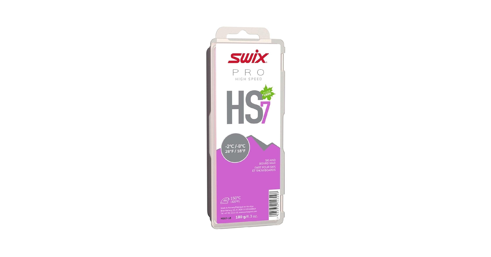 SWIX HF7ワックス Amazon.com : Swix HS7 Purple High Speed Ski & Snowboard Wax for