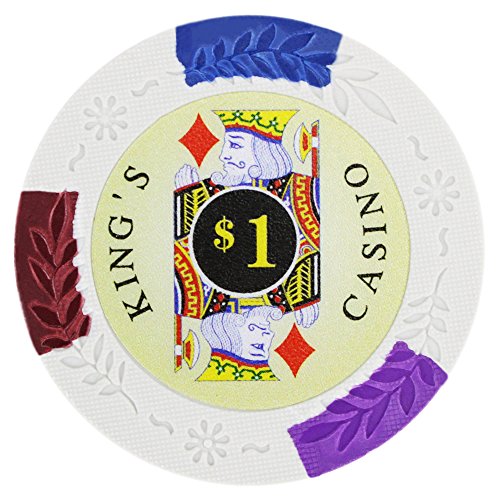 Jetons de poker Brybelly King's Casino 14g argile pour piles stables